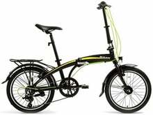 Kokkupandav jalgratas Bisan FX3500 TRN, 20, must/kollane