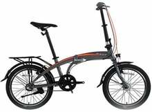 Kokkupandav jalgratas Bisan FX3500 NX3, 20, hall/oranž