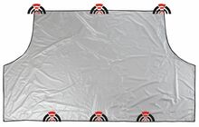 Auto aknakate Bottari ARTIC, 215 x 125 cm, hõbe/must