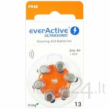 Kuuldeaparaadi patareid Everactive Ultrasonic 13, 6 tk