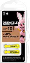 Kuuldeaparaadi patareid Duracell 10, 6 tk