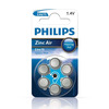 Patarei Philips ZA675 Zinc Air, 1.4V, 6 tk