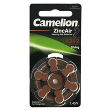 Patareid kuuldeaparaadile Camelion A312/DA312/ZL312, 1.4V, 6 tk