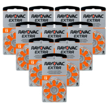 Kuuldeaparaadi patareid Rayovac Extra 13, 80 tk