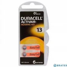 kuuldeaparaadi patarei Duracell Activair 13