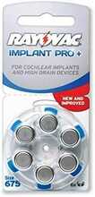 Patareid Rayovac Implant Pro PR44 675, 60 tk