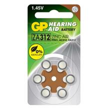 Tsink-õhk patarei GP ZA312, 1.4V, 6 tk