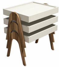Diivanilauakomplekt Kalune Design 845(I), 3 tk, beež/pruun