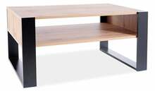 Kohvilaud Signal Meble Gema, 100 x 64 x 50 cm, tamm/must