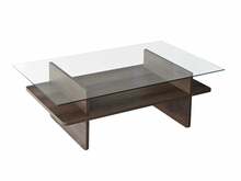 Kohvilaud Kalune Design Saga, 105 x 35 x 65 cm, ristkülikukujuline, pähkel