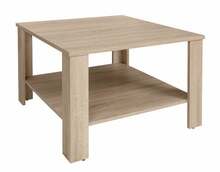 Kohvilaud Odette, 67.5 x 67.5 x 47.5 cm, helepruun, tamm