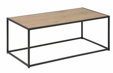 Diivanilaud Seaford, 100 x 50 x 40 cm, tamm/must
