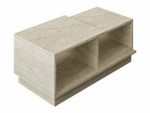 Diivanilaud Kalune Design Consept, 90 x 36 x 45 cm, Travertine, melamiinkate