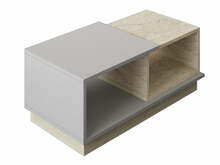 Diivanilaud Kalune Design Consept, 90 x 36 x 45 cm, travertiin, hall
