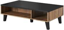 Diivanilaud Cama Meble Lotta 110, 110 x 60 x 35 cm, must/puit