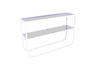 Konsollaud Venture Design Rocker, 70 x 110 x 30 cm, valge