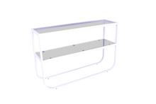 Konsollaud Venture Design Rocker, 70 x 110 x 30 cm, valge