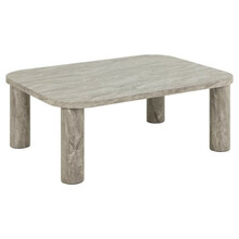 Diivanilaud Actona Solano, 100 x 75 x 36 cm, helehall marmori dekooriga
