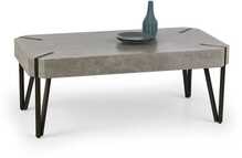 Diivanilaud Halmar Emily, 110 x 60 x 42 cm, must/hall