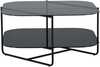 Diivanilaud Venture Design UN-Line, 85 x 85 x 45 cm, must