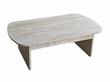 Diivanilaud Kalune Design Theseus, 105 x 35 x 60 cm, hele travertiin