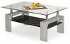 Diivanilaud Halmar Diana Intro, 100 x 60 x 45 cm, hall/must