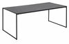 Diivanilaud Home4you Infinity, 120 x 60 x 48 cm, must marmor