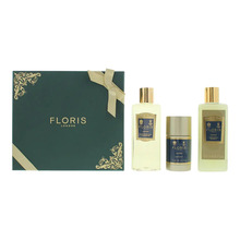 Komplekt Floris of London Cefiro: juukšampoon 250 ml + niisutav dušigeel 250 ml + antiperspirant deodorandipulk 75 g