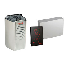 Keris Harvia Vega Compact BC80E, 8 kW koos saunajuhtpuldiga Harvia Xenio CX110, 11 kW