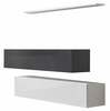 Seinariiul ASM Switch SB II, 120 x 40 x 30 cm, tumehall/valge