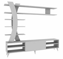 Sektsioon Kalune Design Duru 875ZNA3038, 29.5 x 180 x 162 cm, valge