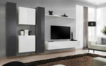 Sektsioon ASM Switch VI, tumehall/valge