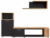 Sektsioon ASM Maze I, 200 x 40 x 160 cm, tamm/must
