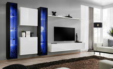 Sektsioon ASM Switch XVI, must/valge, LED valgustusega