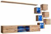 Sektsioon ASM Switch XXI, 260 x 40 x 140 cm, tamm/pruun