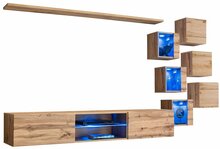 Sektsioon ASM Switch XXI, 260 x 40 x 140 cm, tamm/pruun