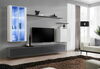 Elutoa mööblikomplekt ASM Switch XII, valge/hall/tumehall, LED valgustusega