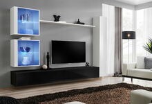 Sektsioon ASM Switch XVIII, LED valgustus, valge/must