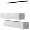 Sektsioon ASM Switch SB II, 120 x 40 x 30 cm, valge/tumehall