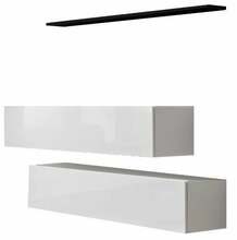 Sektsioon ASM Switch SB II, 120 x 40 x 30 cm, valge/tumehall