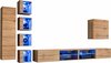 Sektsioon ASM Switch XXVI, 320 x 40 x 150 cm, tamm/pruun
