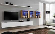 Sektsioon ASM Switch XVII, LED valgustusega, valge/tamm
