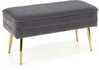 Pehme pink Halmar VELVA, 37 x 78 cm, hall/kuldne