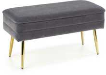 Pehme pink Halmar VELVA, 37 x 78 cm, hall/kuldne