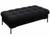 Pehme pink Micadoni Home Mamaia, 133 x 62 x 41 cm, Bluvel 19, mustad jalad