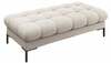 Esiku pink Micadoni Home Mamaia, 62 x 133 x 41 cm, Neve 04, mustad jalad