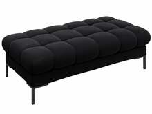 Pehme pink Micadoni Home Mamaia, 133 x 62 x 41 cm, Bluvel 19, mustad jalad
