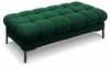Pehme pink Micadoni Home Mamaia, 133 x 62 x 41 cm, samet, roheline/must