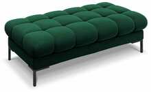 Pehme pink Micadoni Home Mamaia, 133 x 62 x 41 cm, samet, roheline/must