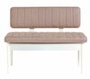 Esikupink Kalune Design Vina Bank, 110 x 46 x 85 cm, valge/hall
